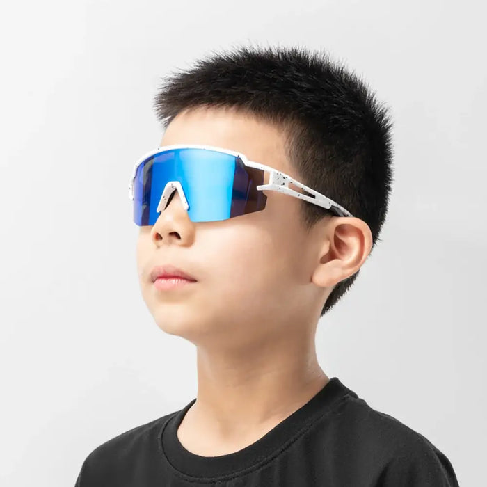 Rockbros Kids Cycling Glasses Polarized UV Protection Children’s - White - Sport products<<<HurtelXML