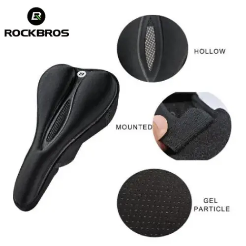 Rockbros LF047-S silicone gel bicycle seat cover size M - black - Sport