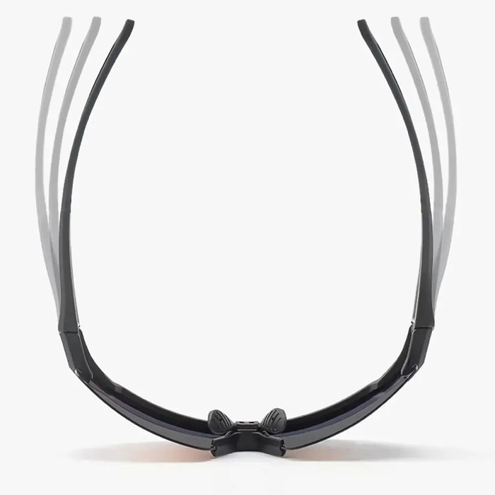 Rockbros Polarized Cycling Glasses with UV Protection and Corrective Insert 14120008006 Gray Lenses - Black - Sport