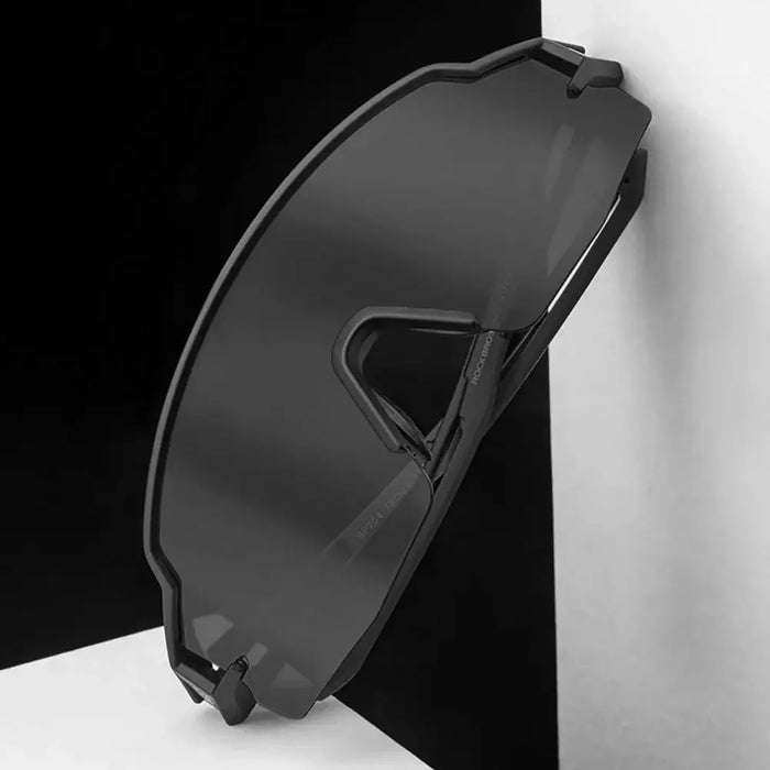 Rockbros Polarized Cycling Glasses with UV Protection and Corrective Insert 14120008006 Gray Lenses - Black - Sport