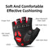 Rockbros S169BR M cycling gloves with gel inserts - black and red - Cycling gloves<<<HurtelXML