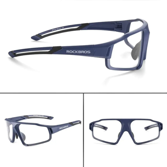 Rockbros SP216BL photochromic UV400 cycling glasses - blue - Sport products<<<HurtelXML&&&GlassesSIR-OKU<<<Bicycles