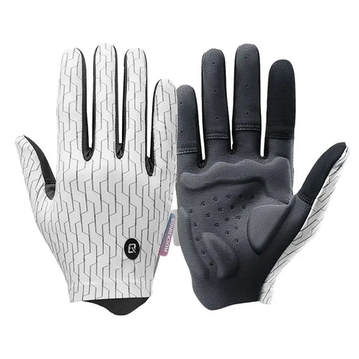 Rockbros sports gloves full spring-summer size XL - white and black - Cycling gloves<<<HurtelXML
