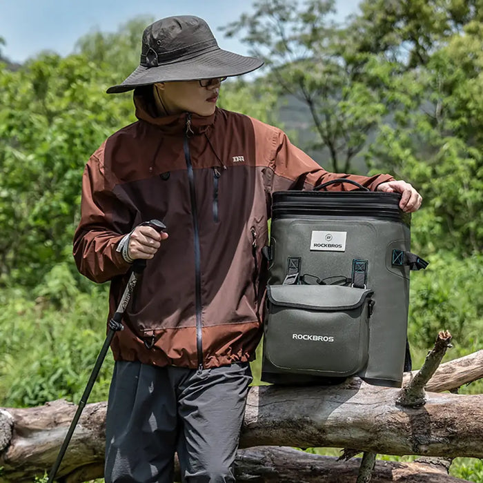 Rockbros Thermal Backpack with Insulation 20l - Green - Sport products<<<HurtelXML