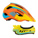Rockbros TT-32SOYB-S children’s bicycle helmet with detachable chinbar size S - yellow-orange - Sport