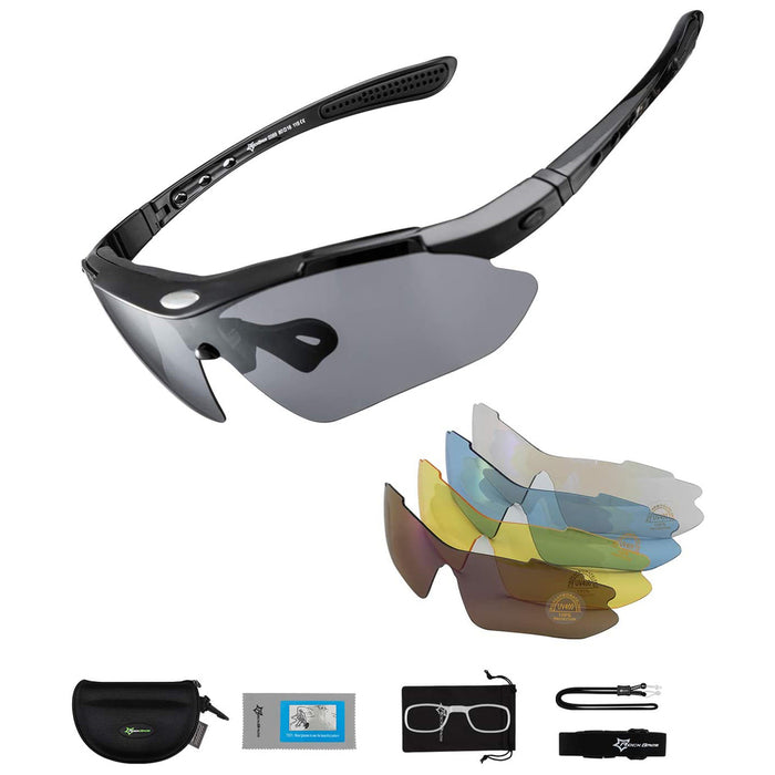 Polarized cycling glasses Rockbros 10003 (black)