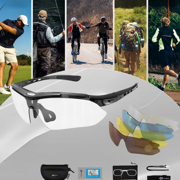 Polarized cycling glasses Rockbros 10003 (black)