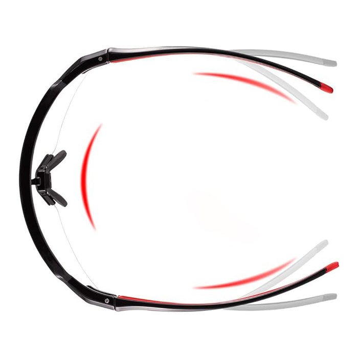 Rockbros 10173 photochromic UV400 cycling glasses - black and red