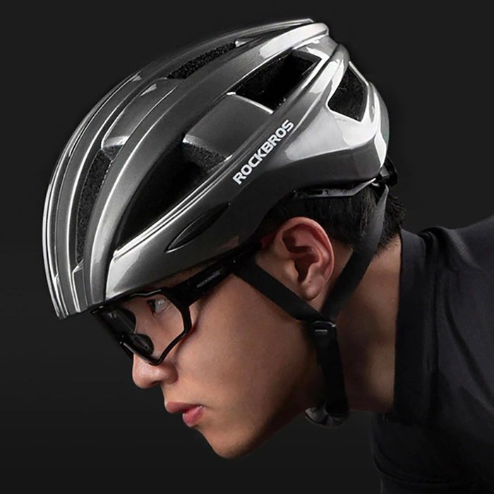 Rockbros ZK-013TI Bike Helmet Universal Size 55-60cm - Gray