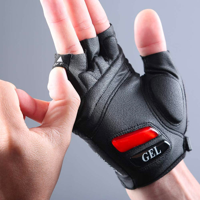 Rockbros S143-BK XL cycling gloves with gel inserts - black