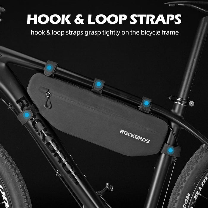 Rockbros AS-043 Velcro Bicycle Bag 3l - Black