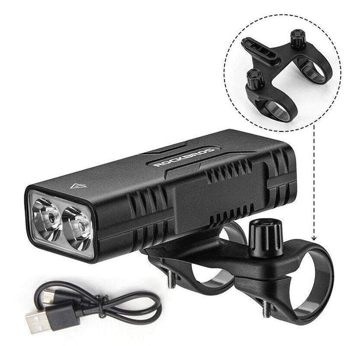 Rockbros 24310002001 850 lm bike light - black