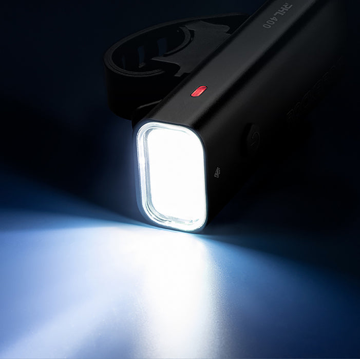 Rockbros 24310006001 Front Bike Light 400 lm + Micro USB Cable - USB-A - Black