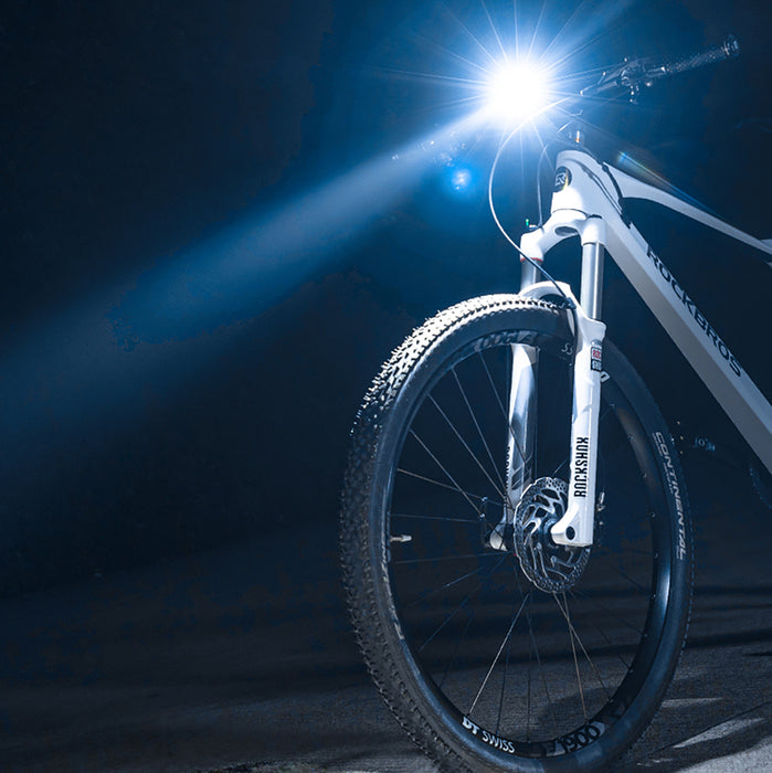 Rockbros 24310006001 Front Bike Light 400 lm + Micro USB Cable - USB-A - Black