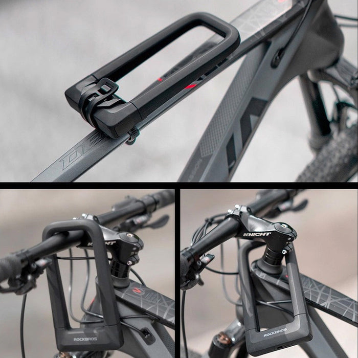 Rockbros RKS626-BK U-lock Bike Lock - Black