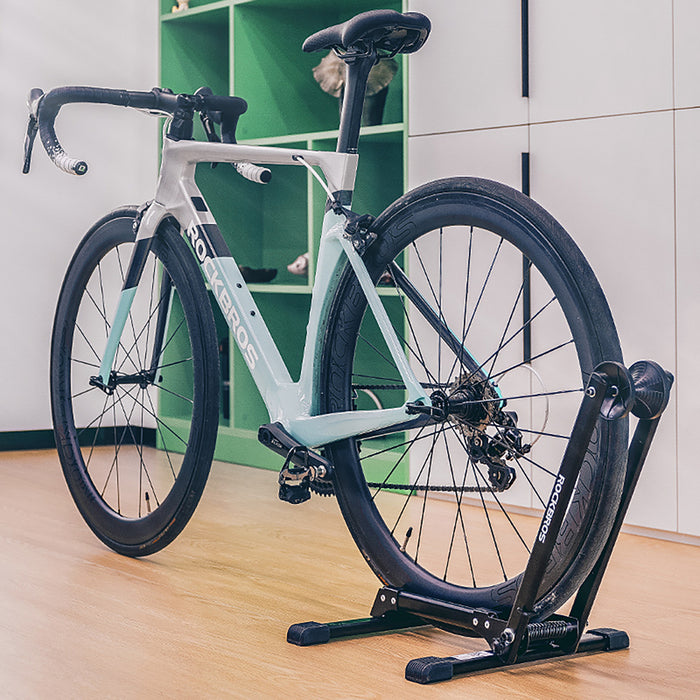 Rockbros 27210001001 Folding Bicycle Stand - Black