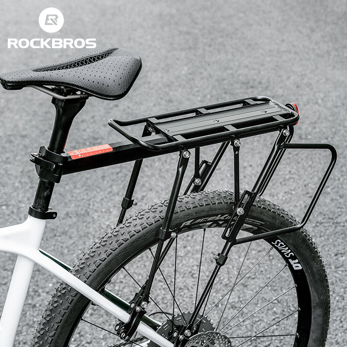 Rockbros 33210004001 bicycle rack with shelf - black