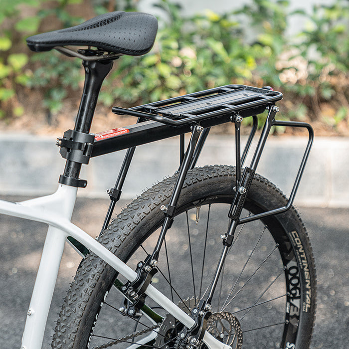 Rockbros 33210004001 bicycle rack with shelf - black