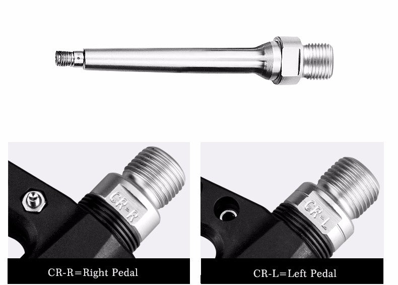 Rockbros 2017-12CBK Nylon Bicycle Pedal Set - Black