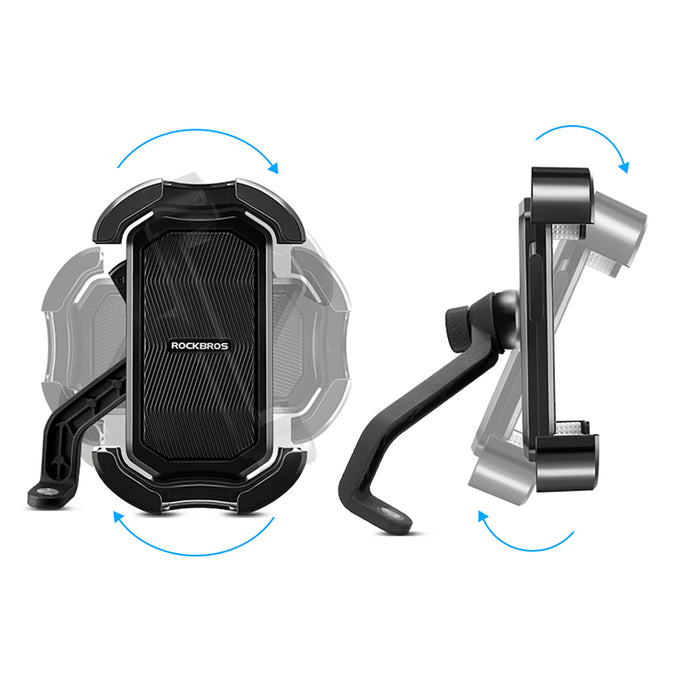 Rockbros 25210032001 Bike Phone Holder for Handlebars - Black