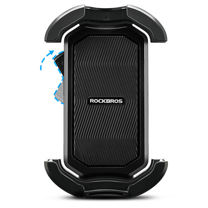 Rockbros 25210032001 Bike Phone Holder for Handlebars - Black