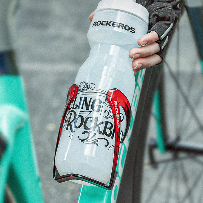 Rockbros FK338 Bike Bottle Holder - Black and Red