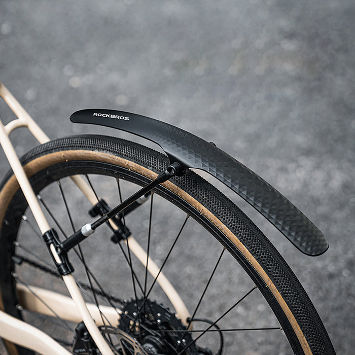 Rockbros 28210007001 bicycle fender, universal, adjustable - black