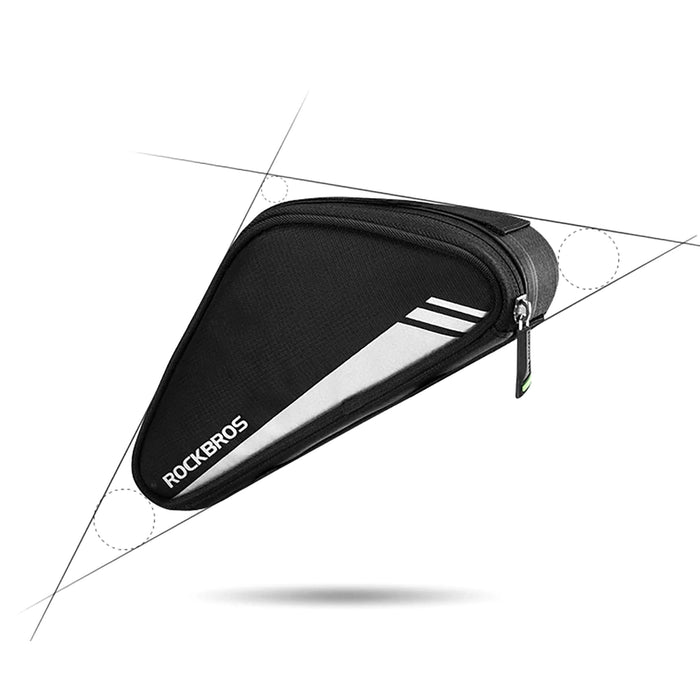 Rockbros B55-BK bicycle bag for frame 0.7 l - black