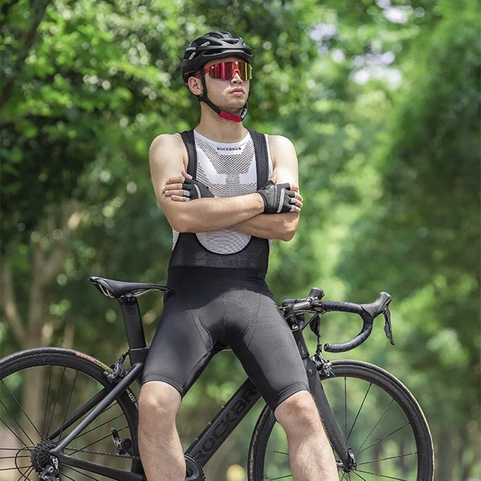 Rockbros RK20023XL short bib shorts with XXXL insert - black