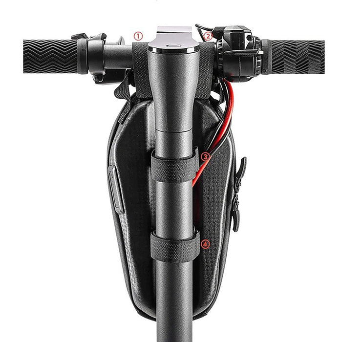 Rockbros bag 3011006301 for the handlebar of a bicycle or scooter 1.3 l - black