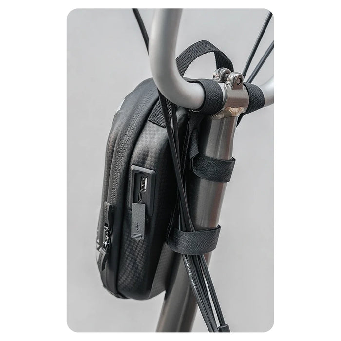 Rockbros bag 3011006301 for the handlebar of a bicycle or scooter 1.3 l - black