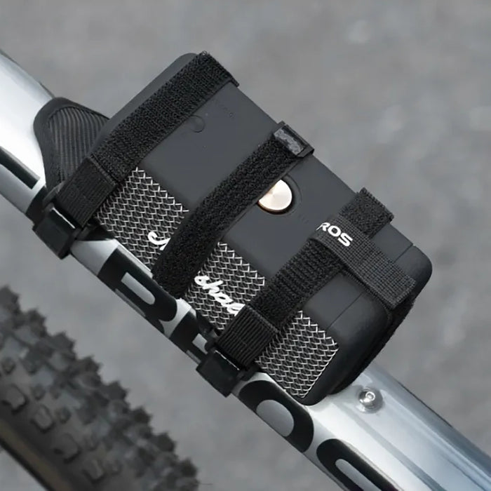 Rockbros 50210064001 Velcro Bike Strap for Bluetooth Speaker or Water Bottle - Black
