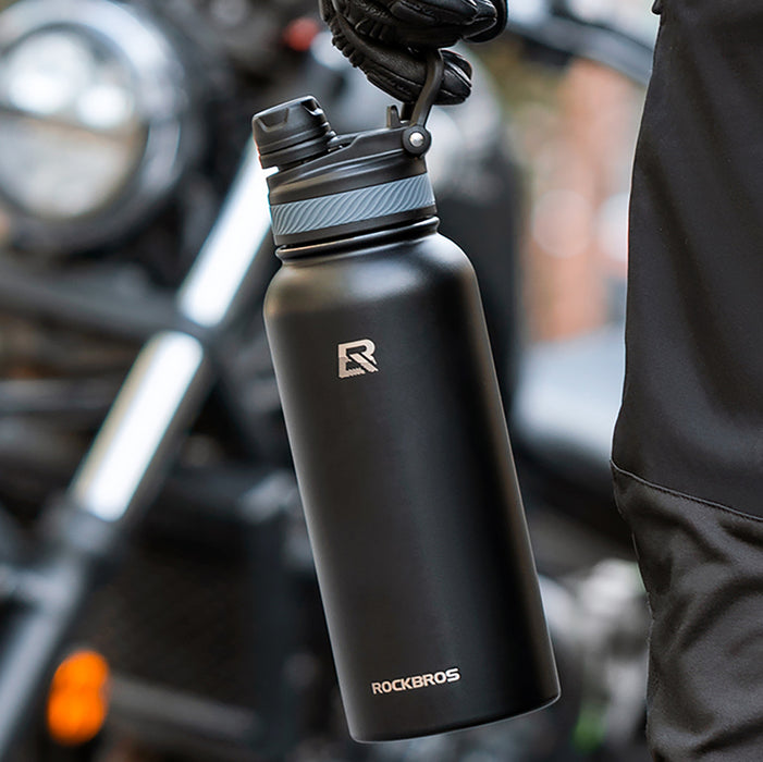 Rockbros 35210029001 thermal bottle for bicycle drinks 550 ml - black