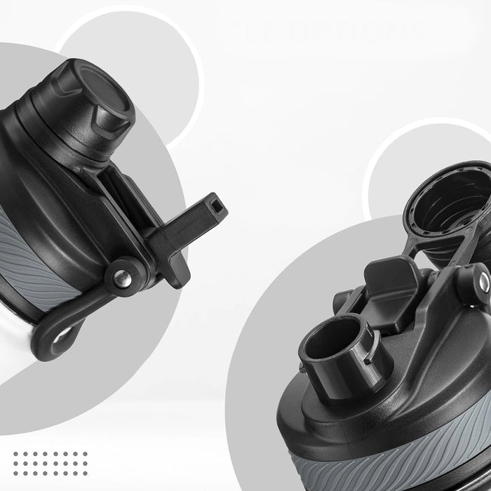 Rockbros 35210029005 thermal bicycle bottle for drinks 550 ml - white