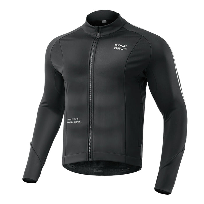 Rockbros Fall/Winter Long Sleeve Cycling Jacket M - Black