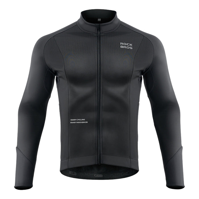 Rockbros Fall/Winter Long Sleeve Cycling Jacket M - Black