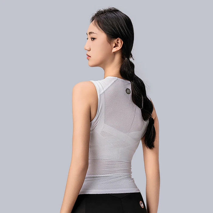 Rockbros YDBX001 Women's Quick-Dry Sleeveless Cycling Jersey XL / XXL - White
