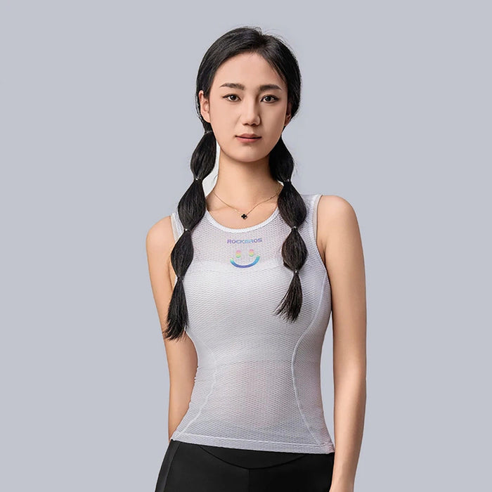 Rockbros YDBX001 Women's Quick-Dry Sleeveless Cycling Jersey XL / XXL - White