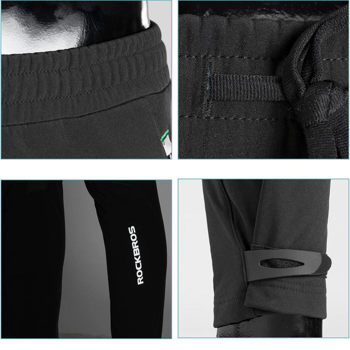 Rockbros Patrol Cycling Windproof Sports Pants Size L - Black