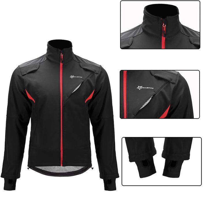 Rockbros YPW021 Windproof Cycling Sports Jacket Size XL - Black