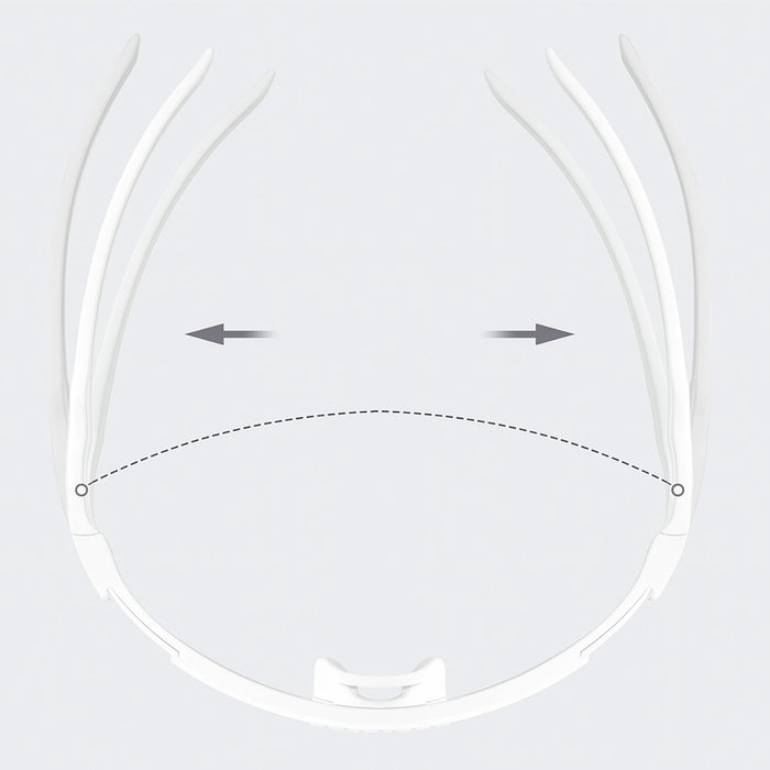 Rockbros Photochromic Cycling Glasses with UV Protection and Corrective Insert – White