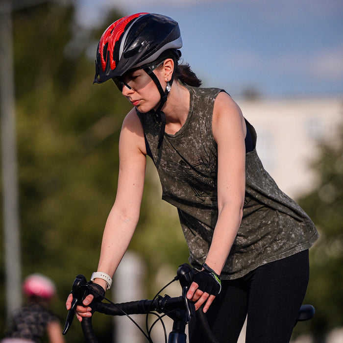 Rockbros Polarized Cycling Glasses with UV Protection and Corrective Insert 14120008006 Gray Lenses - Black