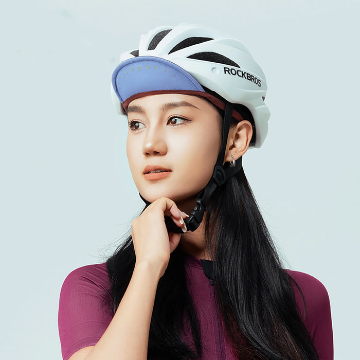 Rockbros Cycling Cap with Helmet Visor - Red