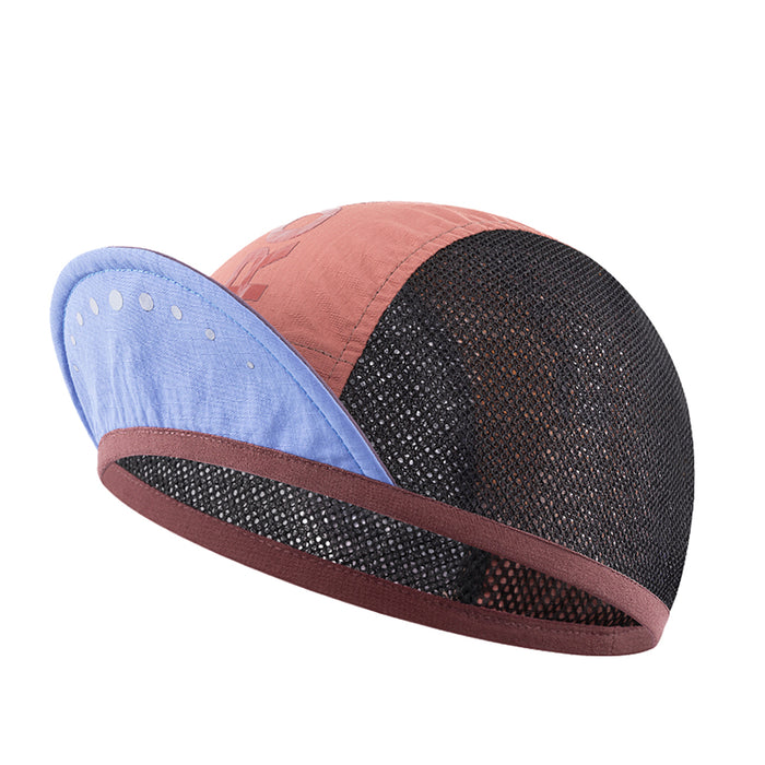 Rockbros Cycling Cap with Helmet Visor - Red