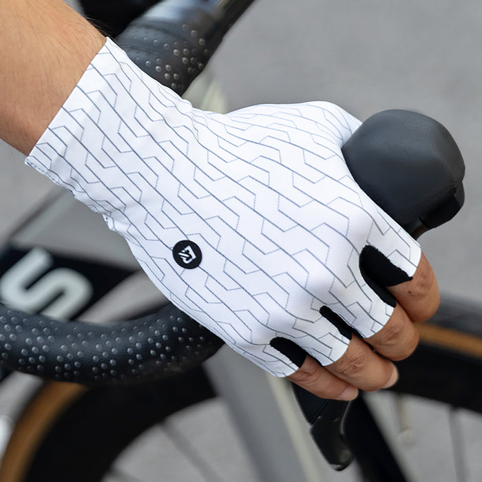 Rockbros Road Cycling Gloves Size: M - Black and White