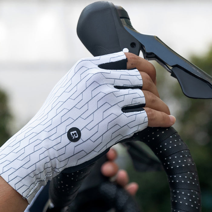 Rockbros Road Cycling Gloves Size: M - Black and White