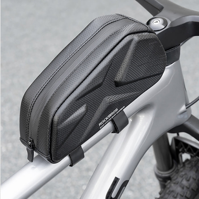 Rockbros Bike Bag, Rigid, Frame, Top Tube, 1.4l - Black