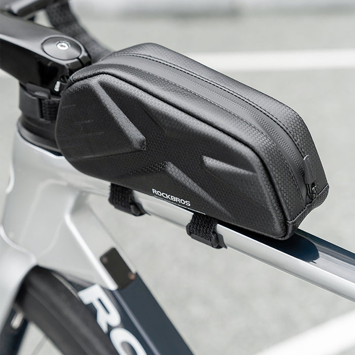 Rockbros Bike Bag, Rigid, Frame, Top Tube, 1.4l - Black