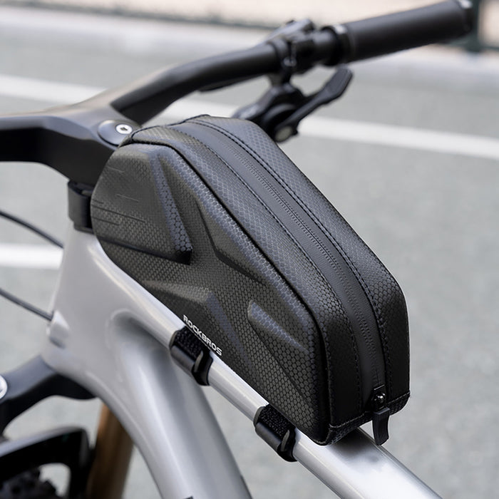 Rockbros Bike Bag, Rigid, Frame, Top Tube, 1.4l - Black