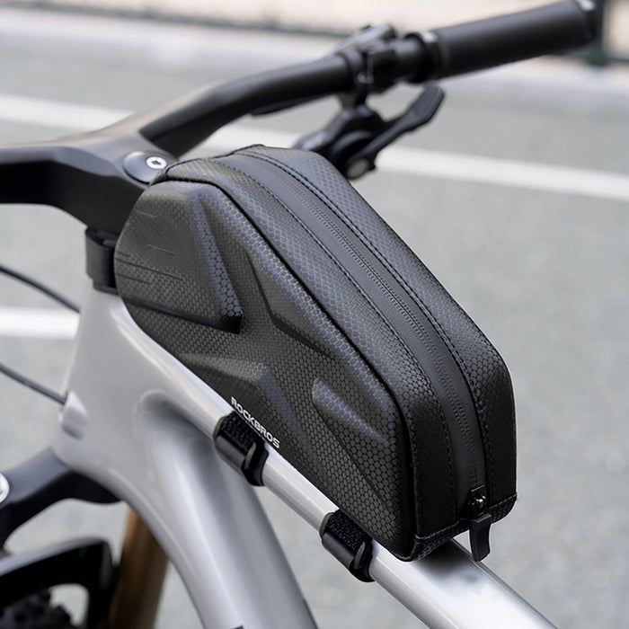 Rockbros Bike Bag, Rigid, Frame, Top Tube, 1.4l - Black